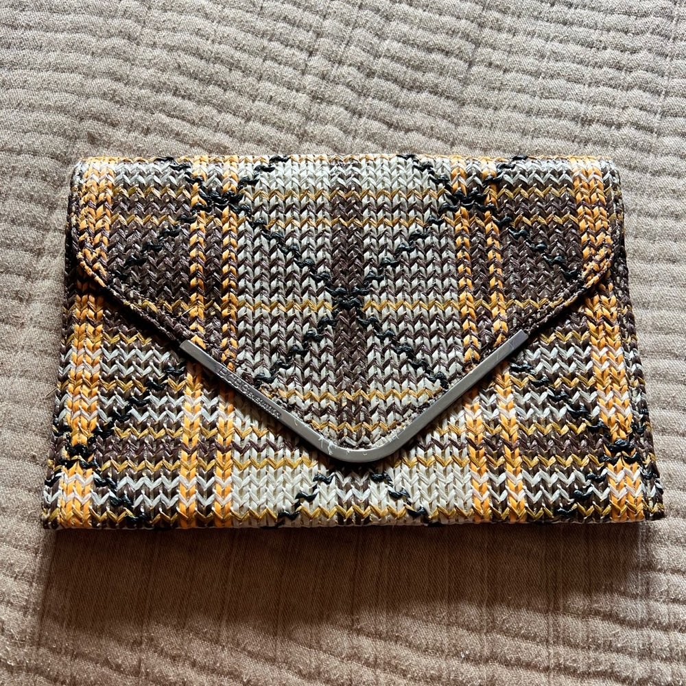 NWT BCBGeneration Yellow Clutch